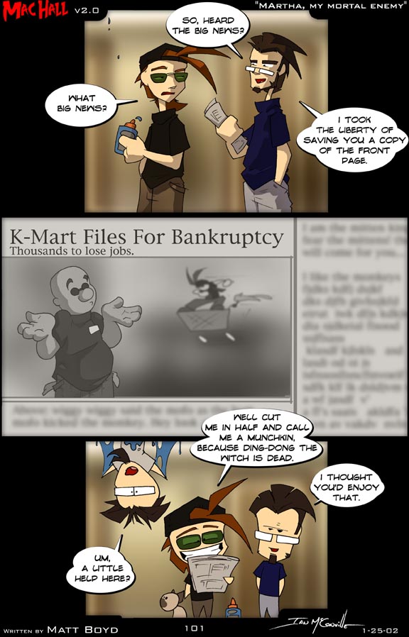 Martha, my mortal enemy